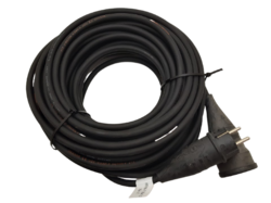 Prodlužovací kabel 15m 1-zásuvka 230V gumový černý H07RN-F 3x1,5mm TITANEX