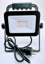 LED reflektor přenosný venkovní 30W s kabelem 1,2m 4000K IP44 LF2023H Nedes