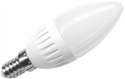 Žárovka LED 230V 230lm E14 3W teplá APLED