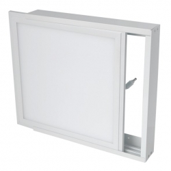 Rám pro LED panely 30x30 cm hliníkový bílý montážní rámeček 04180678 Tipa