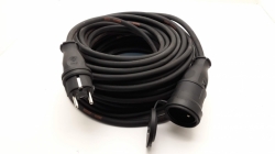 Prodlužovací kabel 20m 1-zásuvka černý IP44 230V H07RN-F 3x1,5 2