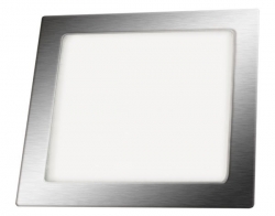 Led panel stropní do podhledu 6W čtvercový 4000K 420lm chrom GXDW103 Greenlux