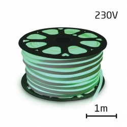 LED neon flex hadice 230V 92LED/m 7W/m zelená