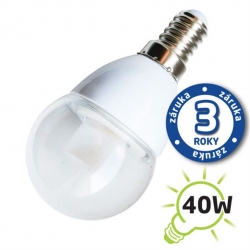 Žárovka LED 230V 5W E14 mini globe G45 teplá bílá 04110751 Tipa