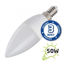 Žárovka LED 230V 7W E14 svíčková teplá bílá 04110766 Tipa