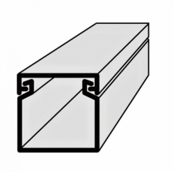 Lišta kabelová elektroinstalační vkládací 17x17mm 2m bílá EIP 1