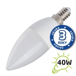 Žárovka LED 230V 5W E14 svíčková 04110765 bílá teplá Tipa