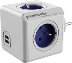 Zásuvka rozbočka PowerCube 4 zásuvka s USB modrá 2202/FROUPC Original
