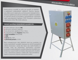 Rozvaděč staveništní RA411/P63/FI63/SIN 