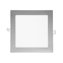 Led panel stropní do podhledu 12W čtvercový 170x170mm chrom rám denní bílá 4000K Ecolite