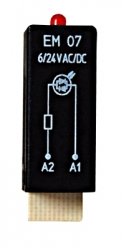 Modul pro relé Schrack PT-LED 6/24VAC/DC YMLRA024 červený 
