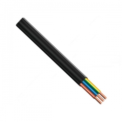 Kabel CYKYLo-J 3x2,5 plochý měděný silový instalační Draka kabely/Nkt cables