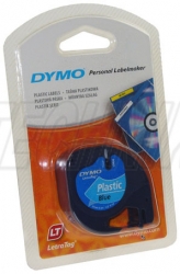 Páska DYMO 59423 černá tisk/žlutá plastový podklad 12mm 4m Dymo Letratag