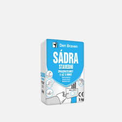 Sádra stavební bílá pytel 1kg 00418GY Den Braven 