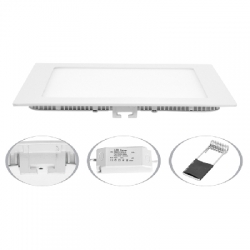 Led stropní svítidlo podhledové LED-WSQ-12W/2700 RAFA bílý rámeček