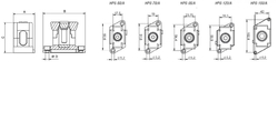 Svorka průchozí HPS 50 50mm 150A J441500 Elektro výrobní družstvo Bečov