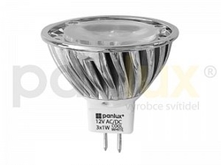 Žárovka LED 12V 3,6W GU5,3 MR16 bodovka GPL3-0345/S studená bílá Panlux