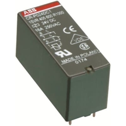 Relé CR-P024AC1 24VAC 16A 1c/o ABB