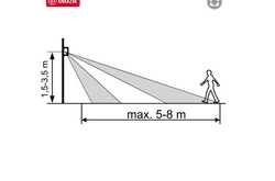 Led reflektor venkovní 30W s pohybovým čidlem bílý 4000K IP65 RSMDLFM30 Tracon electric