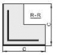 Kryt kabelové lišty 60x40mm roh vnější UO 60040 Polyprofil