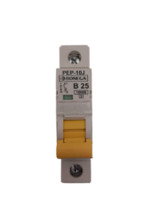 Jistič 25A jednofázový elektrický Bonega 03-1025B-PEP-10J B 10kA