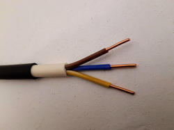 Kabel 1-CXKE-R-J 3x2,5 B2cas1d0 (1) černá izolace jako kabel CYKY Kabex