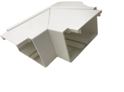 Kryt lišty 110x70mm pro parapetní kanál roh plochý UP 11070 Polyprofil