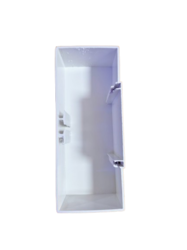 Kryt lišty 110x70mm pro parapetní kanál koncový K 11070 Polyprofil 