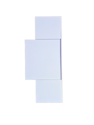 Kryt lišty 110x70mm pro parapetní kanál koncový K 11070 Polyprofil 