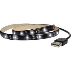 LED pásek Solight WM501 za televizi s USB 1m 6500K IP65 s vypínačem 