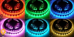 Led pásek RGB barevný 12V 14,4W 1m LED STRIP RGB 5050 IP00 GXLS044 Greenlux