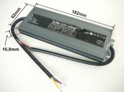 LED zdroj 12V 100W IP67 napájecí-trafo SLIM 