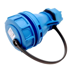 Zásuvka průmyslová 16A 2P+PE 250V IP68 spojovací