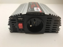 Měnič napětí CARSPA 24V/230V s USB 400W MS400-24