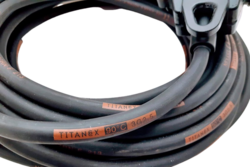 Prodlužovací kabel gumový 20m s proudovým chráničem 3-zásuvka rozbočka 230V TITANEX 