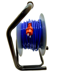 Prodlužovací kabel na bubnu 30m 4 zásuvka modrý venkovní IP44 PROFI GXPK010 Greenlux 