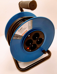 Prodlužovací kabel na bubnu 25m 4 zásuvka  H05VV-F 3x1,5mm GCR425 Geti