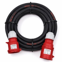 Prodlužovací kabel 35m 400V 16A 4P IP44 gumový 4x1,5mm2 IP44 TITANEX TI-8194