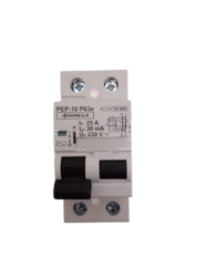 Proudový chránič 25A 2P 30mA 10kA AC Bonega 12-20250304 PEP 10P63e 