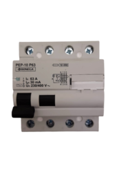 Proudový chránič 63A 4P 30mA 10kA  AC Bonega 06-40630302 PEP 10P63