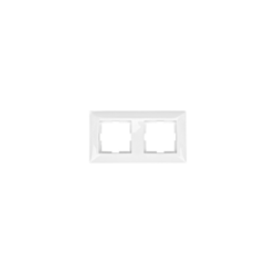 Rámeček dvojnásobný EH172020 Schrack barva čistě bílá