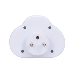 Rozbočka do zásuvky 2x10A bílá s vypínačem 230V 16A P90 Solight 