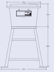 Rozvaděč staveništní  HP311/FI/P Erocomm