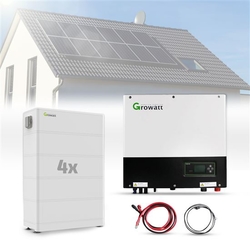  Fotovoltaická sestava 10kW Solight Growatt měnič a baterie FV-SET10KW