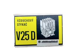 Stykač V25 D 25A cívka 220V 50Hz AC3/10 třífázový vzduchový Elektropřístroj 