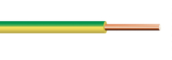 Vodič CYA 25 mm2 zeleno žlutá H05V-K jádro měděné Draka kabely