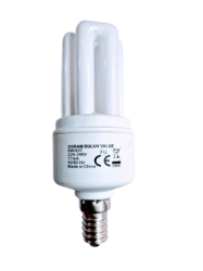 Žárovka úsporná OSRAM DULUX VALUE E14 8W/827 2700K teplá bílá 400lm 