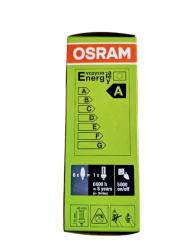 Žárovka úsporná OSRAM DULUX VALUE E14 8W/827 2700K teplá bílá 400lm 