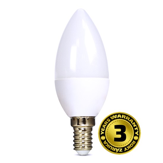 Žárovka LED 230V 6W E14 studená bílá Solight