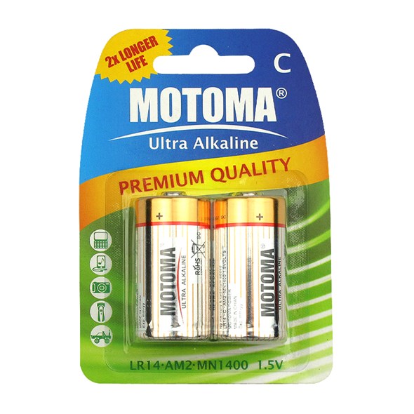 Baterie LR14 C Ultra Alkaline MOTOMA